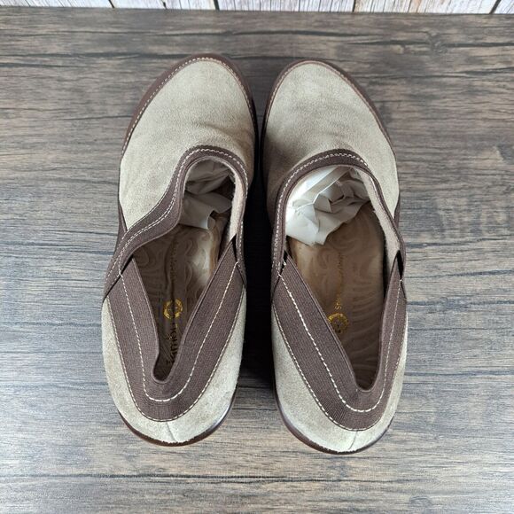 Jambu Cali Classic Comfort Clog Shoes Women's Sz 8 M Beige Brown (VGC) - Picture 6 of 9